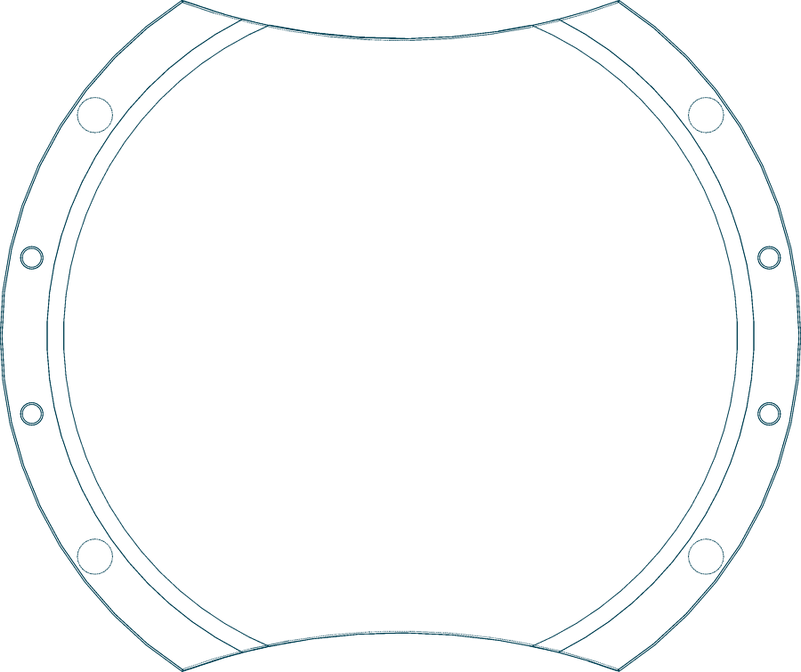 Line drawing of a SciSpinner Max sample insert